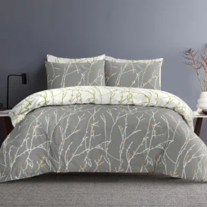 Printed Designer Duvet Cover with Pillowcases 100% Cotton Quilt Covers Bedding Sets